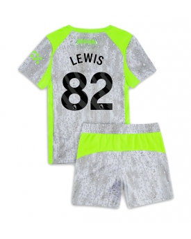 Billige Fotballdrakt Manchester City Rico Lewis #82 Replika Tredjedraktsett Barn 2025-26 Kortermet (med bukser)